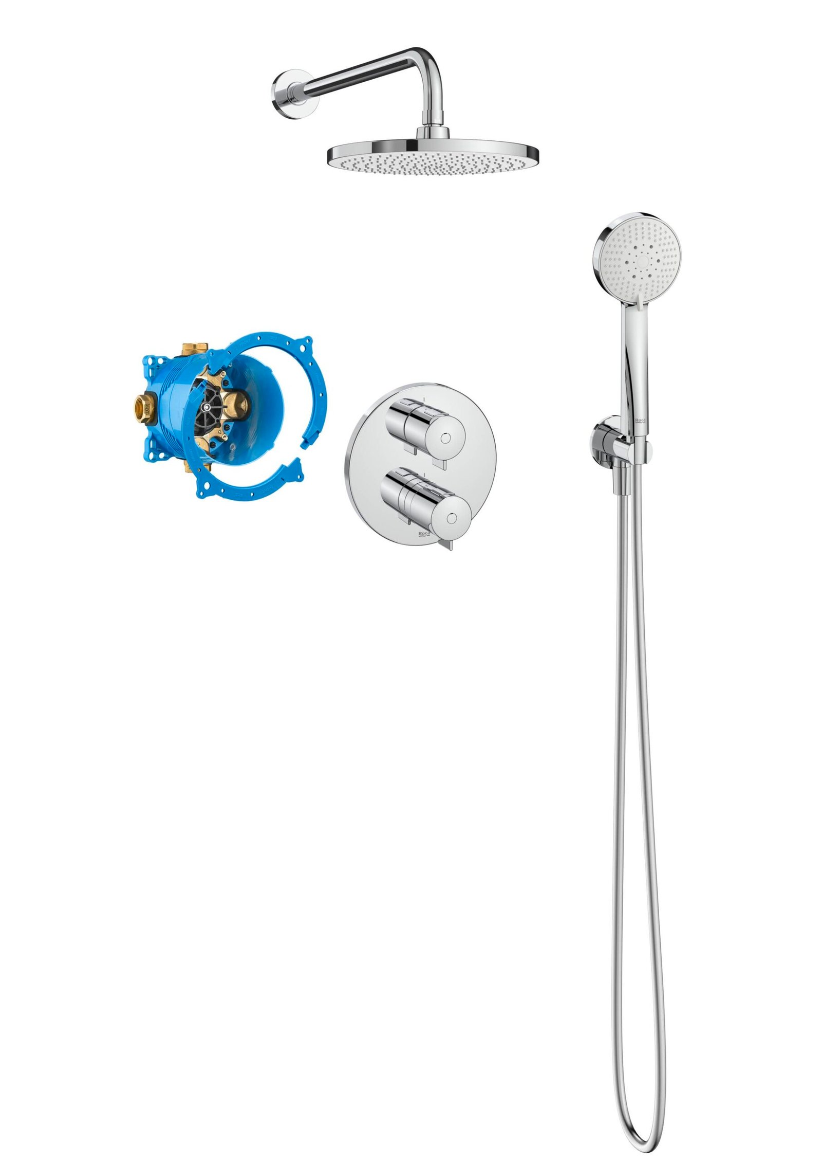 Pack Termostático Empotrado RocaBox T-500
