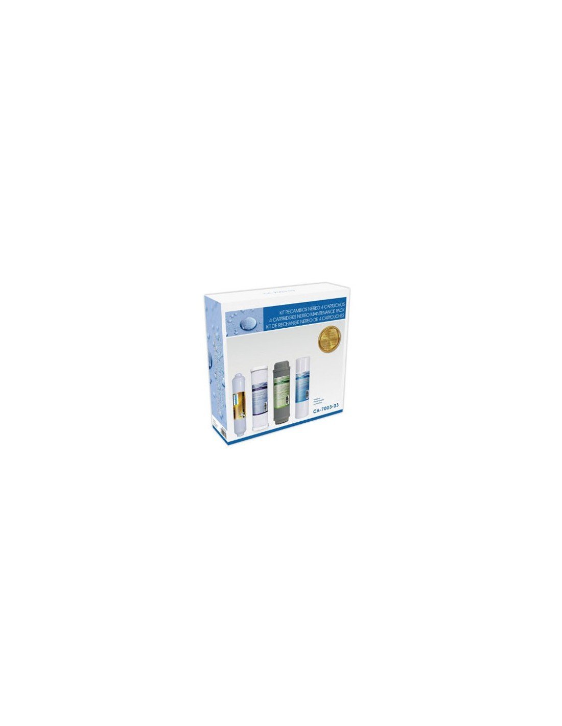 Recambio Nereo 2 — Kit 4 Cartuchos Estándar + Postfiltro